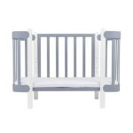 Πολυμορφική κούνια μωρού ANTI-REFLUXZ NIKA | Grey & White