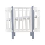 Πολυμορφική κούνια μωρού ANTI-REFLUXZ NIKA | White & Grey