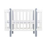 Πολυμορφική κούνια μωρού ANTI-REFLUXZ NIKA | White & Grey