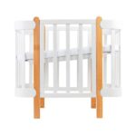 Πολυμορφική κούνια μωρού ANTI-REFLUXZ NIKA | White & Wood