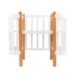 Πολυμορφική κούνια μωρού ANTI-REFLUXZ NIKA | White & Wood