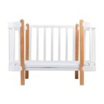 Πολυμορφική κούνια μωρού ANTI-REFLUXZ NIKA | White & Wood