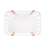 Πολυμορφική κούνια μωρού ANTI-REFLUXZ NIKA | White & Wood