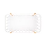 Πολυμορφική κούνια μωρού ANTI-REFLUXZ NIKA | White & Wood