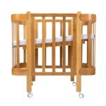 Πολυμορφική κούνια μωρού ANTI-REFLUXZ NIKA | Wood