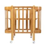 Πολυμορφική κούνια μωρού ANTI-REFLUXZ NIKA | Wood