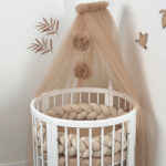 Κουνουπιέρα τούλι με Pom Pom | Sand