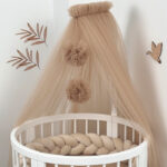 Κουνουπιέρα τούλι με Pom Pom | Sand