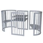 Πολυμορφική κούνια μωρού SMART BED 9in1 | Grey