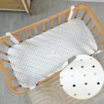 Σεντόνι με λάστιχο για κούνια Nika & Smart Bed 9in1 | Καρδούλες