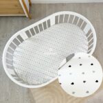 Σεντόνι με λάστιχο για κούνια Nika & Smart Bed 9in1 | Καρδούλες