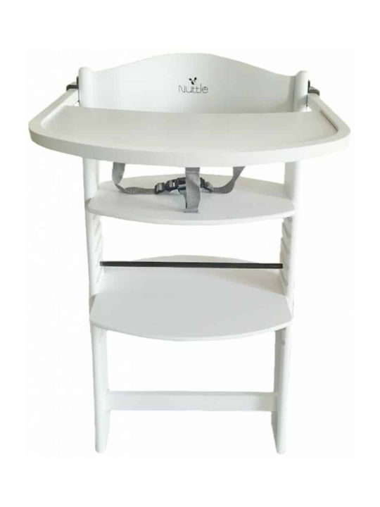 Καρεκλάκι Φαγητού 2 in 1 με Ξύλινο Σκελετό & Ξύλινο Κάθισμα “Nuttle”