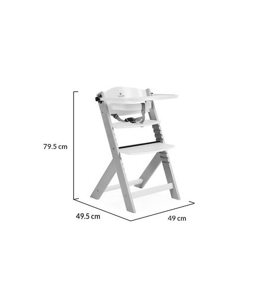 Καρεκλάκι Φαγητού 2 in 1 με Ξύλινο Σκελετό & Ξύλινο Κάθισμα “Nuttle”