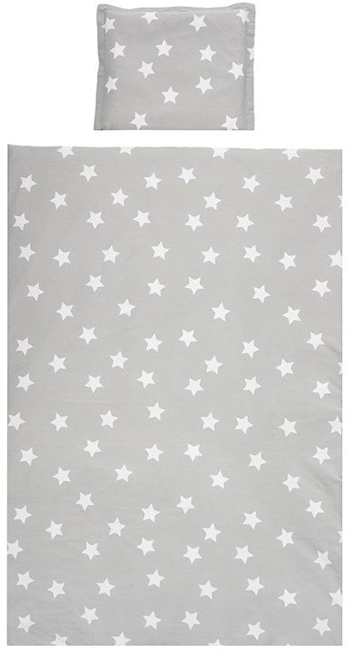 Lorelli Σετ Κούνιας Μωρού 3 τμχ “Grey Elephant Stars”