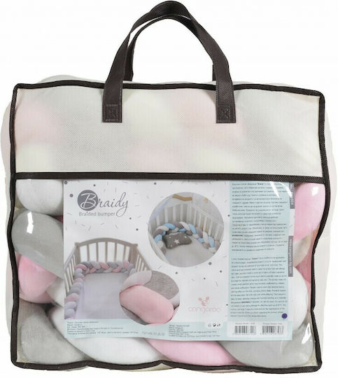 Πάντα Πλεξούδα Braidy Pink 13x220cm