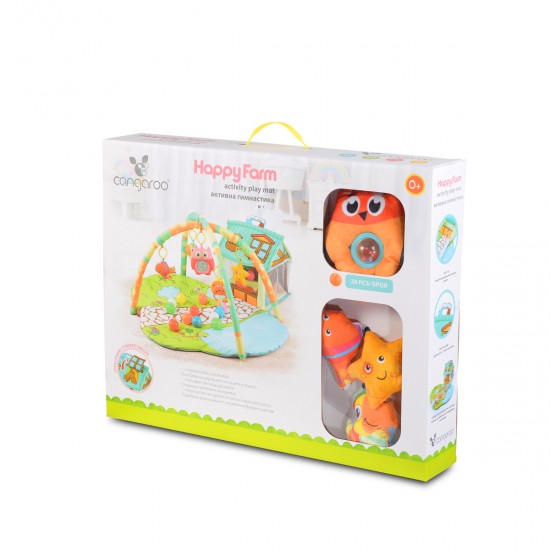 Χαλάκι Παιχνιδιού / Γυμναστήριο Δραστηριοτήτων Happy Farm Πράσινο – Cangaroo