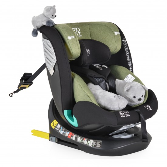 Moni Serengeti i‑Size Κάθισμα Αυτοκινήτου 0‑36 kg με Isofix – Sky Green