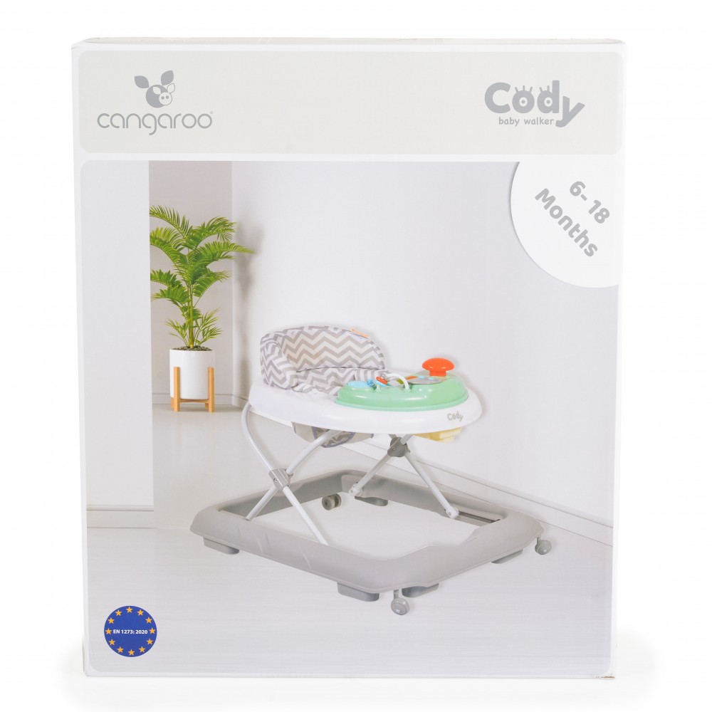 Cangaroo Cody Στράτα / Περπατούρα με Μουσικό Πίνακα – Pastel Green