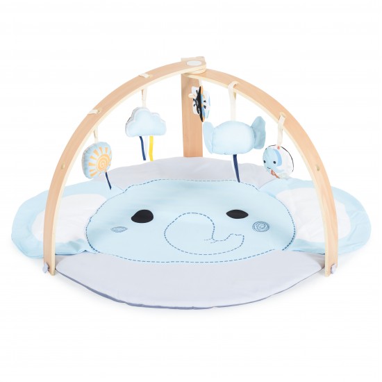 Χαλάκι Γυμναστήριο Μωρού Elephant με Κρεμαστά Παιχνίδια – Konig Kids