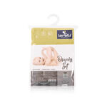 Lorelli Πάνες Αγκαλιάς Φανελένιες 4τμχ 90x83cm Λευκές