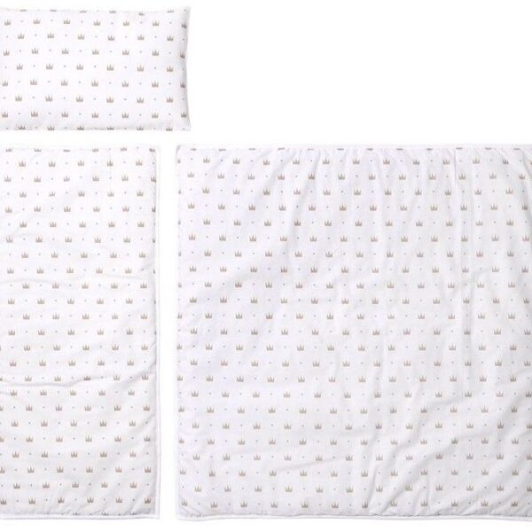 Lorelli Χειμερινό Σετ Καροτσιού (Stroller Set) White – Crowns