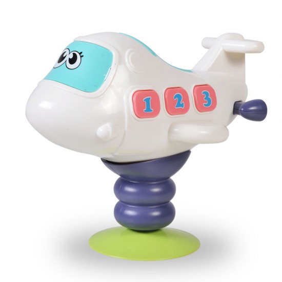 Moni Baby Plane K999-139B Αεροπλανάκι με Φώτα, Μελωδίες και Ήχους για Βρέφη