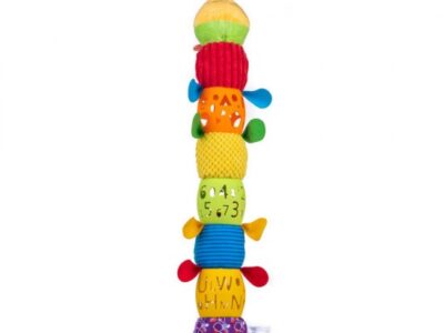Bali Bazoo Κάμπια Bendy Caterpillar 80208 Λούτρινο Εκπαιδευτικό Παιχνίδι με Υφές & Χρώματα