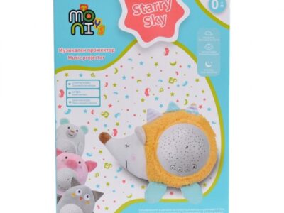 Moni Starry Sky 66204 Φωτάκι Νυκτός – Προβολέας Αστεριών με White Noise, Μελωδίες & Ήχους Φύσης