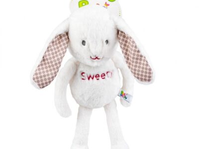 Bali Bazoo Λούτρινο Κουνελάκι Sweety Bunny 81970 Λευκό για Μωρά 0+ Μηνών