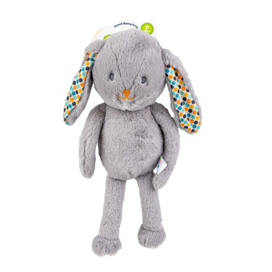 Bali Bazoo Λούτρινο Κουνελάκι Sweety Bunny 81971 Γκρι για Μωρά 0+ Μηνών