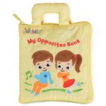 Moni Montessori Soft Book Υφασμάτινο Εκπαιδευτικό Βιβλίο Δραστηριοτήτων για Βρέφη