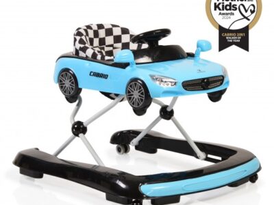 Moni Περπατούρα Cabrio 2 in 1 Blue με Φωτάκια, Μελωδίες & Ρυθμιζόμενο Ύψος
