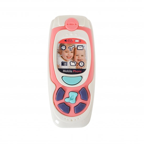 Moni Baby Phone K999-72G Pink Παιδικό Κινητό Τηλέφωνο με Μελωδίες και Φωτεινά Εφέ