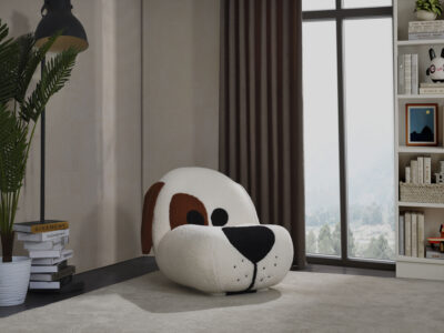 Παιδική Πολυθρόνα SNOOPY Teddy Beige