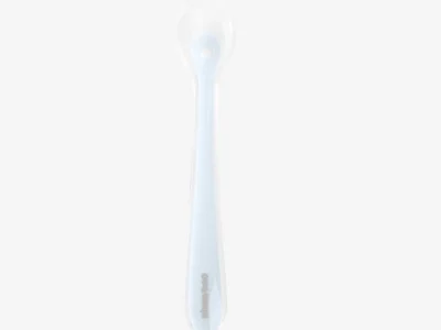 KikkaBoo Silicone Spoons Blue Σετ 2 Κουτάλια Σιλικόνης με Θήκη 4+ Μηνών BPA Free