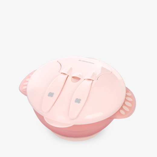 KikkaBoo FEED-ME-UP 4 σε 1 Σετ Φαγητού με Βεντούζα 500ml – Μπολ, Πιάτο, Κουτάλι & Πιρούνι