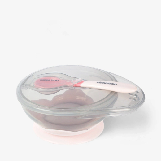 KikkaBoo Μπολ Φαγητού με Βεντούζα και Κουτάλι 250ml BPA Free 4+ Μηνών
