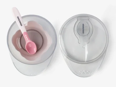 KikkaBoo Μπολ Φαγητού με Βεντούζα και Κουτάλι 250ml BPA Free 4+ Μηνών