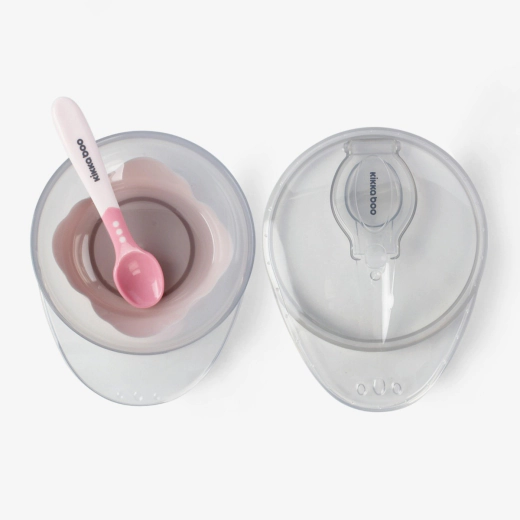 KikkaBoo Μπολ Φαγητού με Βεντούζα και Κουτάλι 250ml BPA Free 4+ Μηνών