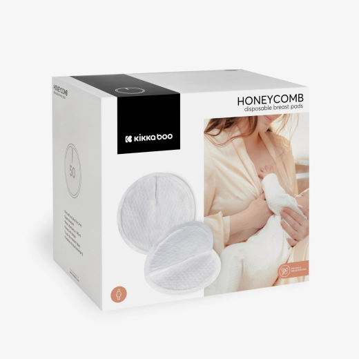KikkaBoo Disposable Breast Pads Honeycomb Επιθέματα Στήθους Μίας Χρήσης Υπεραπορροφητικά