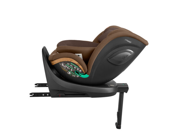 KikkaBoo i-Twist i-Size Coffee 40-150cm Κάθισμα Αυτοκινήτου 360° ISOFIX R129/03