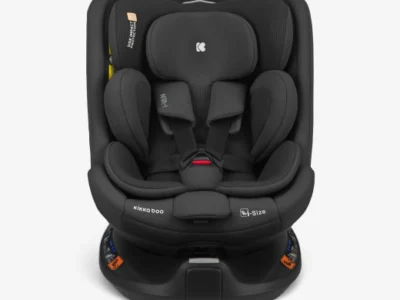 KikkaBoo i-Van Black Κάθισμα Αυτοκινήτου i-Size 40-150cm με ISOFIX & Περιστροφή 360°