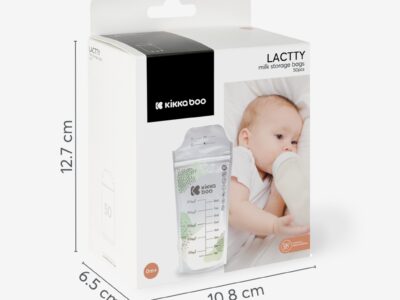 KikkaBoo Lactty Σακουλάκια Αποθήκευσης Μητρικού Γάλακτος 200ml BPA Free