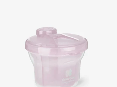 KikkaBoo Milk Powder Dispenser Light Pink 2 σε 1 με 3 Θήκες & Δοχείο Σνακ 240ml BPA Free