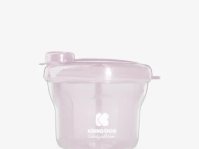 KikkaBoo Milk Powder Dispenser Light Pink 2 σε 1 με 3 Θήκες & Δοχείο Σνακ 240ml BPA Free