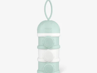 KikkaBoo Δοχείο Μερίδων Γάλακτος 3 Επιπέδων Mint – Milk Powder Dispenser BPA Free με Λαβή Μεταφοράς