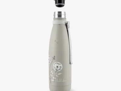KikkaBoo Flora Sand Θερμός Παγούρι 500ml Ανοξείδωτο με Διατήρηση Θερμοκρασίας έως 21 Ώρες