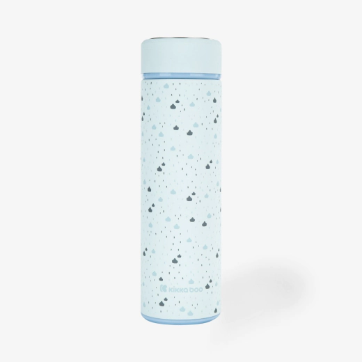 KikkaBoo Savanna Blue Παιδικός Θερμός 500ml από Ανοξείδωτο Ατσάλι 304 με Διπλό Τοίχωμα & Φίλτρο