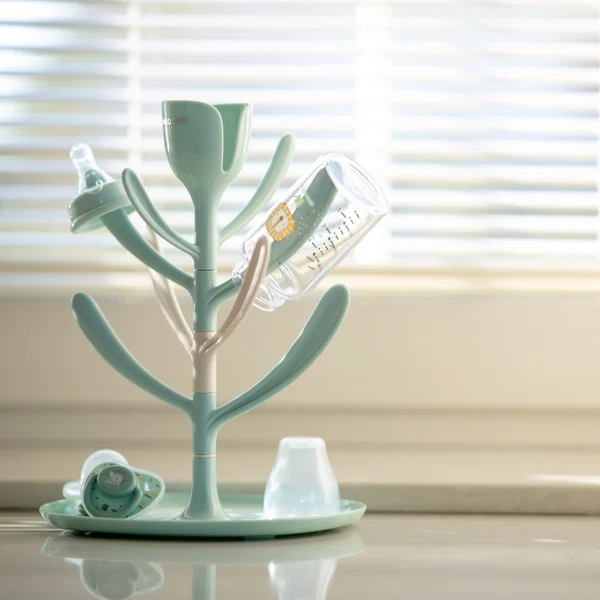 KikkaBoo Tulip Grey Στεγνωτήρας Μπιμπερό & Αξεσουάρ Σίτισης για έως 8 Μπουκάλια BPA Free