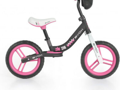 Ποδηλατάκι Ισορροπίας Byox Zig Zag Pink 12″ για Παιδιά 2+ Ετών